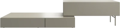 Lugano wall system with drop down doors