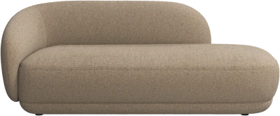 Bolzano, chaise longue sofa right