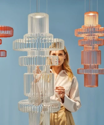Wire Medusa griestu lampa