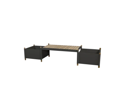 Sticks planter bench