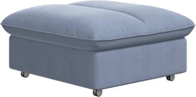 Southampton pouffe on wheels with storage