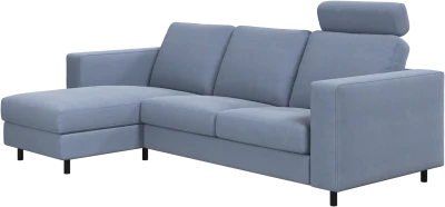 Indivi sofa with chaise longue left