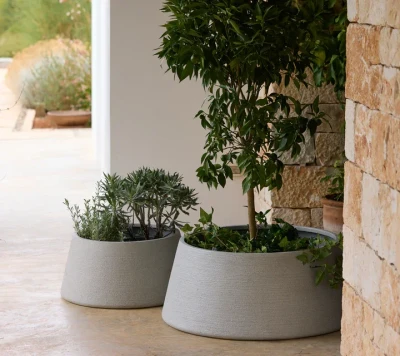 Soil round puķupods