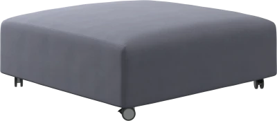 Hampton footstool on wheels